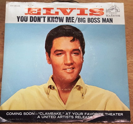 Elvis Presley : Big Boss Man / You Don't Know Me (7", Single, Ind)