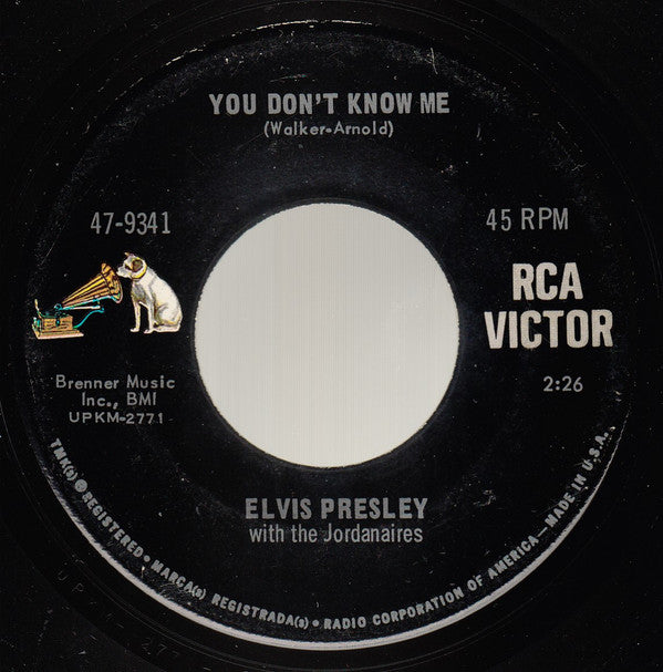 Elvis Presley : Big Boss Man / You Don't Know Me (7", Single, Ind)