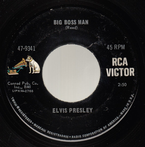 Elvis Presley : Big Boss Man / You Don't Know Me (7", Single, Ind)