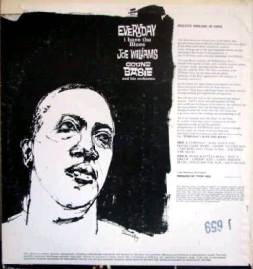 Joe Williams / Count Basie Orchestra : Everyday I Have The Blues (LP, Album, RE)