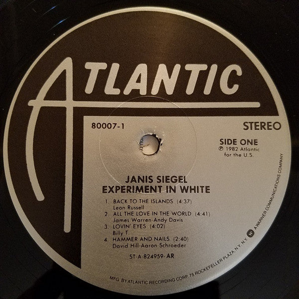 Janis Siegel : Experiment In White (LP, Album, All)
