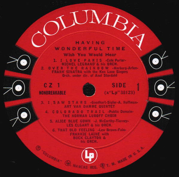 Various : Having Wonderful Time, Wish You Would Hear... (LP, Comp, Smplr)