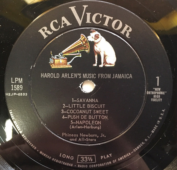 Phineas Newborn Jr. : Plays Harold Arlen's Music From Jamaica (LP, Album, Mono)