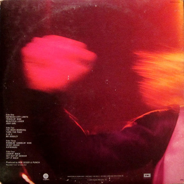 Bob Seger & The Silver Bullet Band* : Live Bullet (2xLP, Album, Club, San)