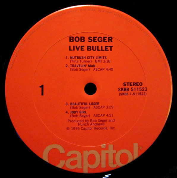 Bob Seger & The Silver Bullet Band* : Live Bullet (2xLP, Album, Club, San)