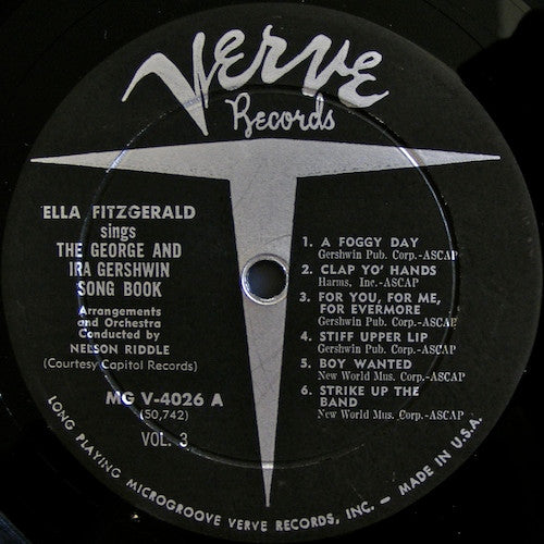 Ella Fitzgerald : Sings The George And Ira Gershwin Song Book Vol. 3 (LP, Album, Mono, Gat)