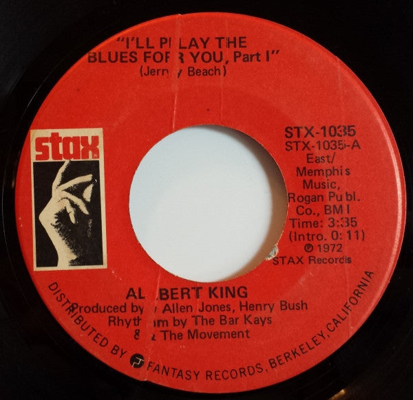 Albert King : I'll Play The Blues For You (7", RE)