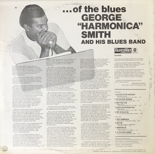 George "Harmonica" Smith And His Blues Band : ...Of The Blues (LP, Album)