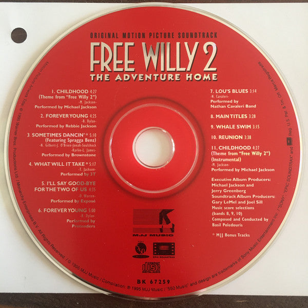 Various : Free Willy 2: The Adventure Home (Original Motion Picture Soundtrack) (CD, Comp)