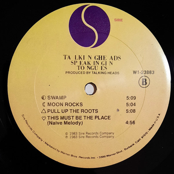 Talking Heads : Speaking In Tongues (LP, Album, Club, Col)