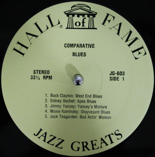 Various : Comparative Blues (LP, Comp, RE)