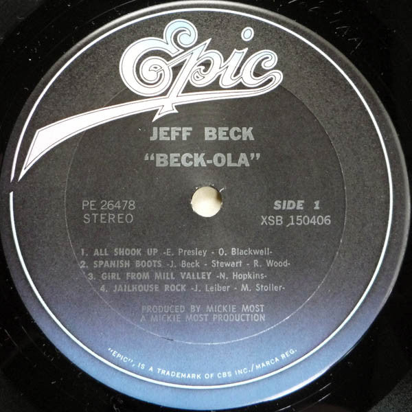 Jeff Beck Group : Beck-Ola (LP, Album, RE)