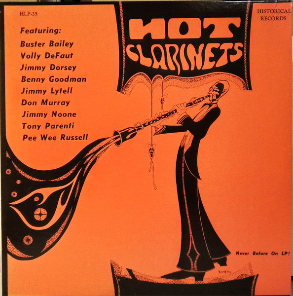Various : Hot Clarinets 1924-1929 (LP, Comp)
