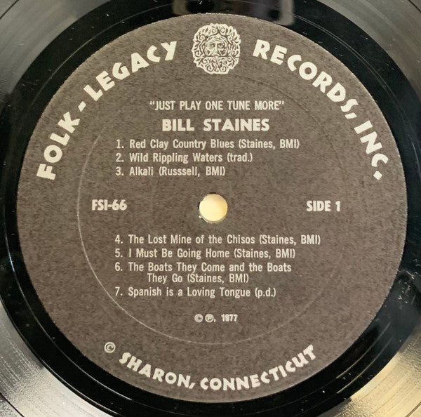 Bill Staines : Just Play One Tune More (LP, Album)