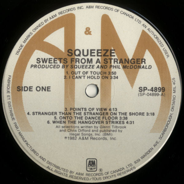 Squeeze (2) : Sweets From A Stranger (LP, Album)