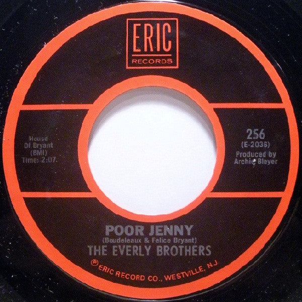 Everly Brothers : Wake Up Little Susie / Poor Jenny (7")