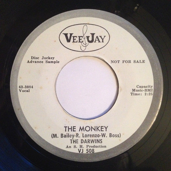 The Darwins : The Monkey (7", Promo)