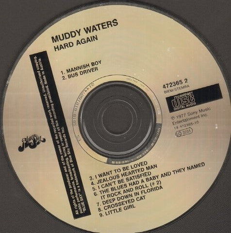 Muddy Waters : Hard Again (CD, Album, RE)