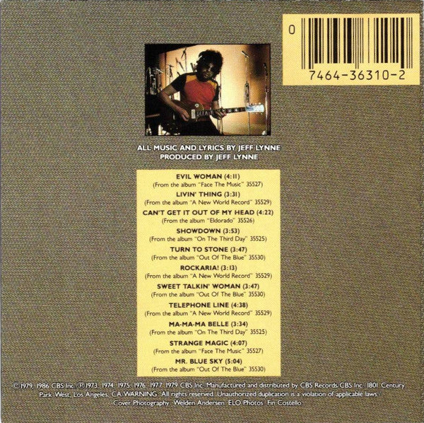 Electric Light Orchestra : ELO's Greatest Hits (CD, Comp, RE, RP, Son)