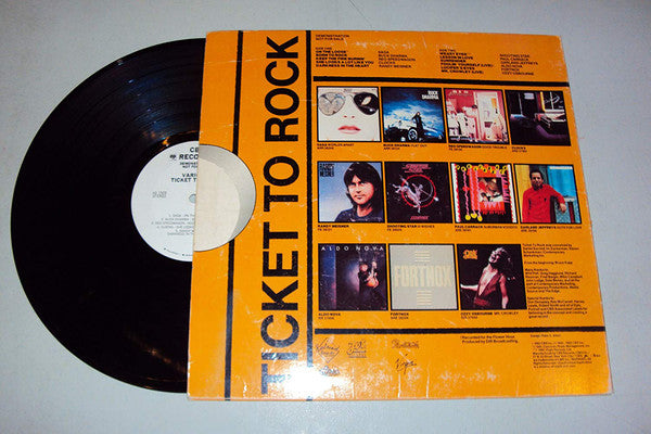 Various : Ticket To Rock (LP, Comp, Promo)