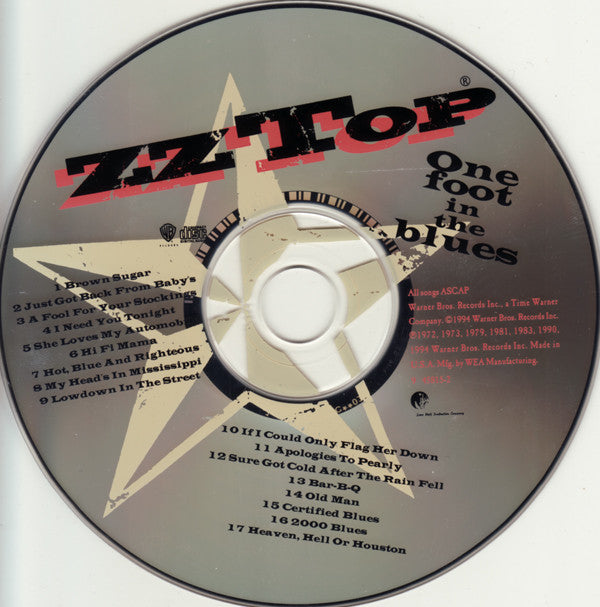 ZZ Top : One Foot In The Blues (CD, Comp)