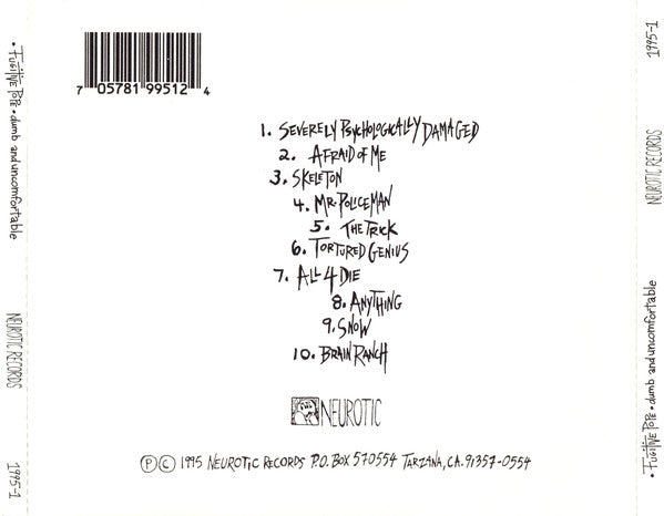 Fugitive Pope (2) : Dumb And Uncomfortable (CD, Album)