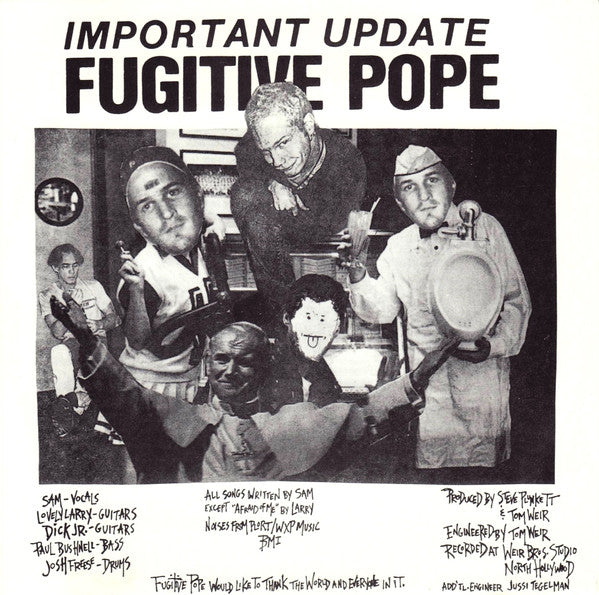 Fugitive Pope (2) : Dumb And Uncomfortable (CD, Album)