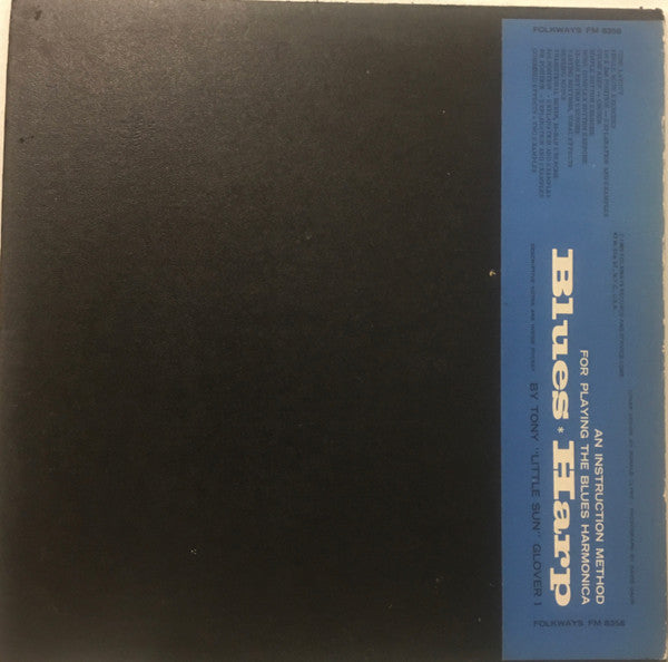 Tony "Little Sun" Glover I* : Blues-Harp (An Instruction Method For Playing The Blues Harmonica) (LP)