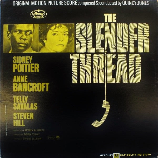 Quincy Jones : The Slender Thread (Original Motion Picture Score) (LP, Mono)