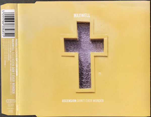 Maxwell : Ascension (Don't Ever Wonder) (CD, Maxi)