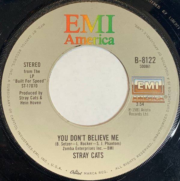 Stray Cats : Stray Cat Strut (7", Single, Win)