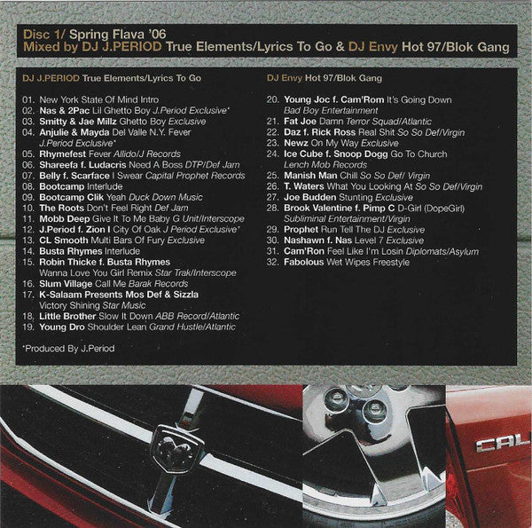 DJ Envy, DJ J.Period*, Various : Cornerstone Mixtape #84 / June 2006 - Spring Flava '06 (CD, Mixed, Mixtape, Promo + CD, Comp, Promo)