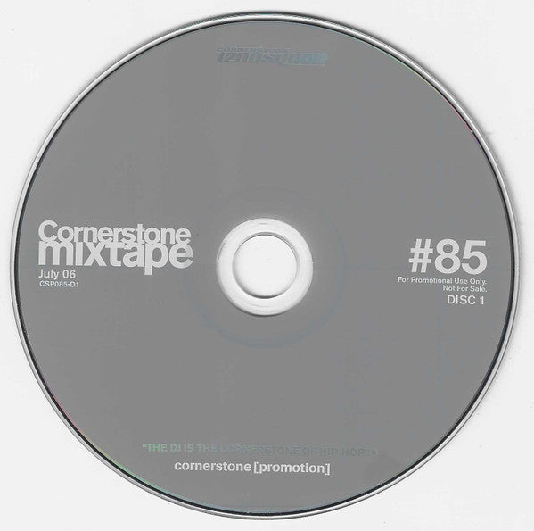 DJ WaxTax N' Dre', DJ Don Q, Various : Cornerstone Mixtape #85 / July 2006 - Motown Movement (CD, Mixed, Mixtape, Promo + CD, Comp, Promo)