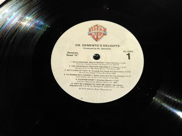 Various : Dr. Demento's Delights (LP, Comp, RP, Win)
