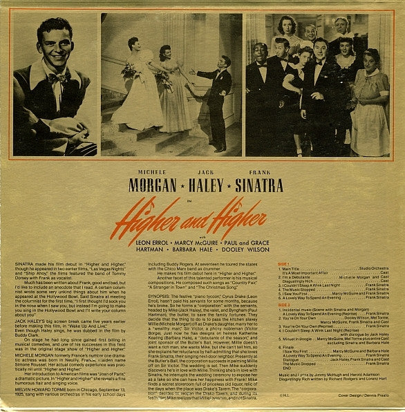 Frank Sinatra : Higher And Higher - The Sinatra Show (Original Motion Picture Soundtrack) (LP, Album)