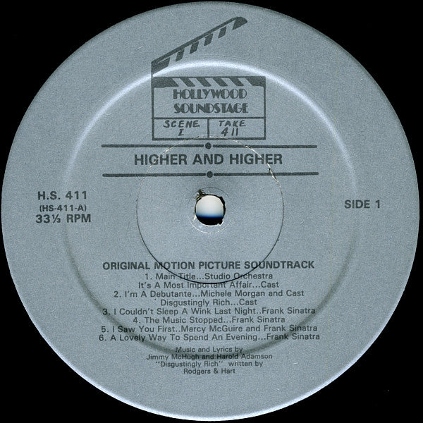 Frank Sinatra : Higher And Higher - The Sinatra Show (Original Motion Picture Soundtrack) (LP, Album)