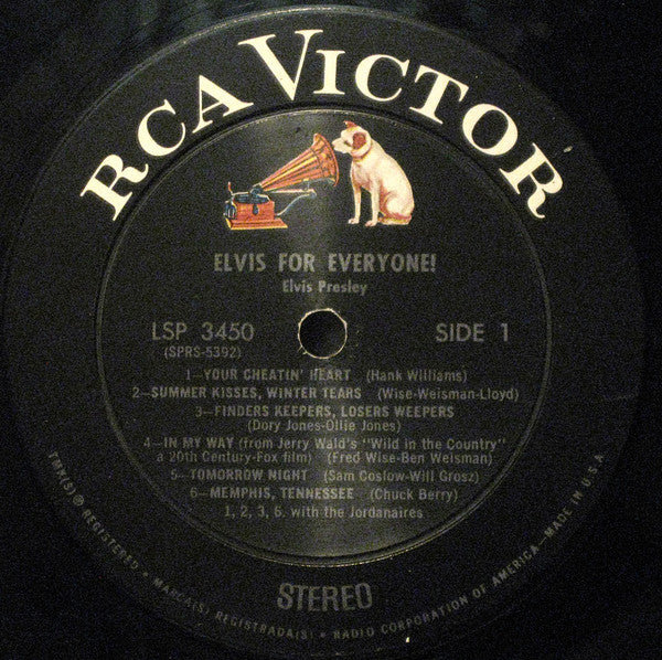 Elvis Presley : Elvis For Everyone! (LP, Album)