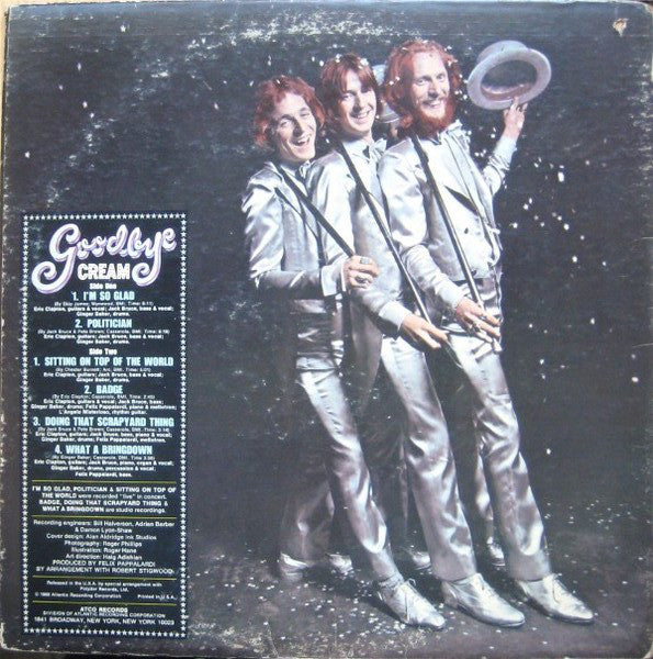 Cream (2) : Goodbye (LP, Album, CT,)