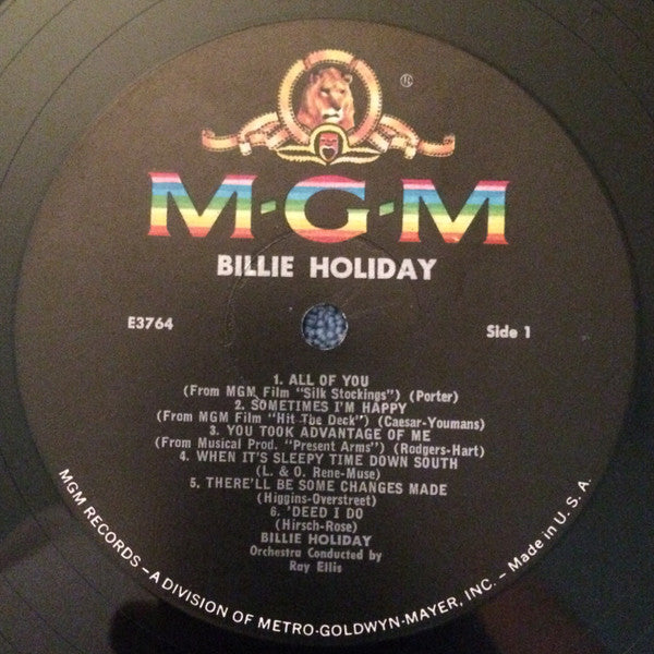 Billie Holiday With Ray Ellis And His Orchestra : Billie Holiday (LP, Mono, RP)