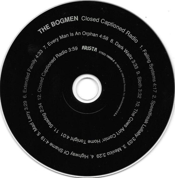 The Bogmen : Closed Captioned Radio (CD, Album)