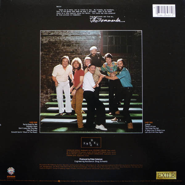 Exile (7) : Don't Leave Me This Way (LP, Album)