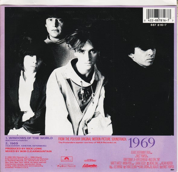 The Pretenders : Windows Of The World (7", Single)