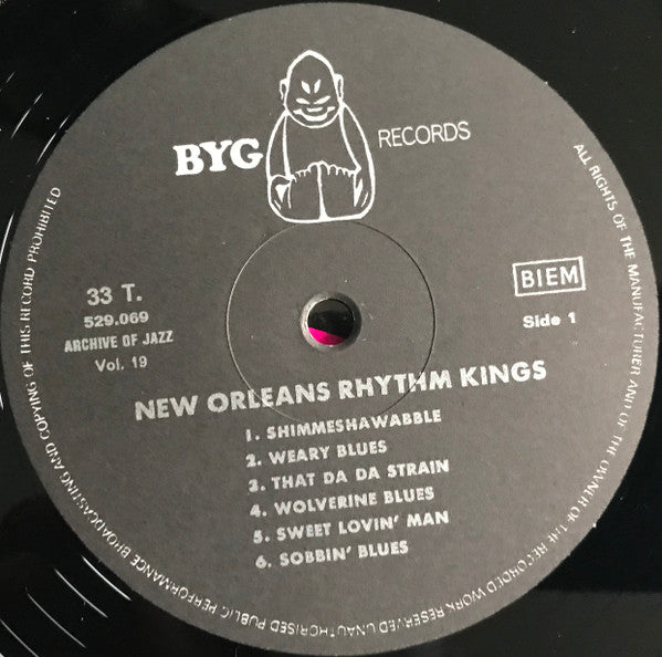 New Orleans Rhythm Kings : Archive Of Jazz - Volume 19 (LP, Comp)