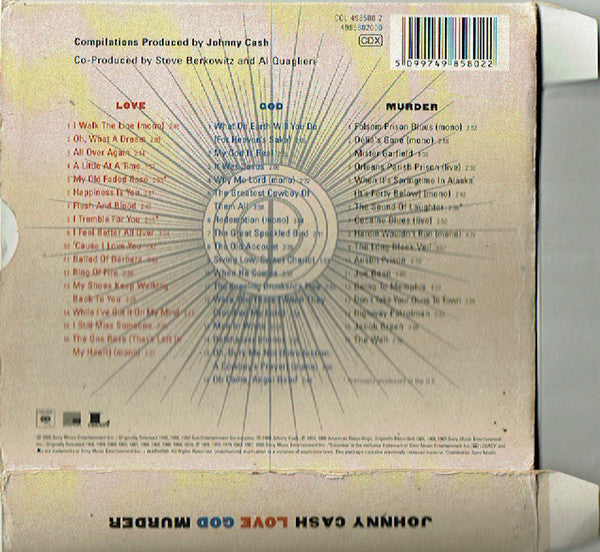 Johnny Cash : Love God Murder (3xCD, Comp)