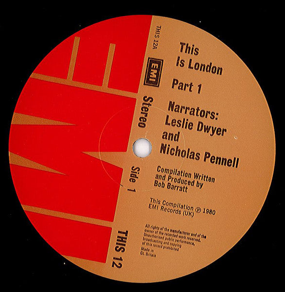Various : This Is London (LP, Comp, Smplr)