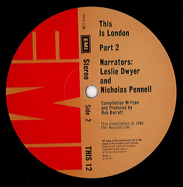 Various : This Is London (LP, Comp, Smplr)
