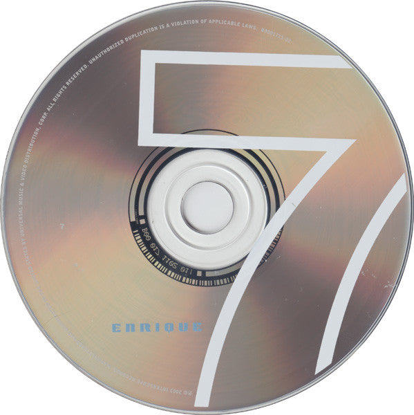 Enrique Iglesias : Seven (CD, Album)
