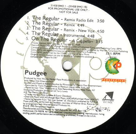 Pudgee* : On The Regular (12", Promo)
