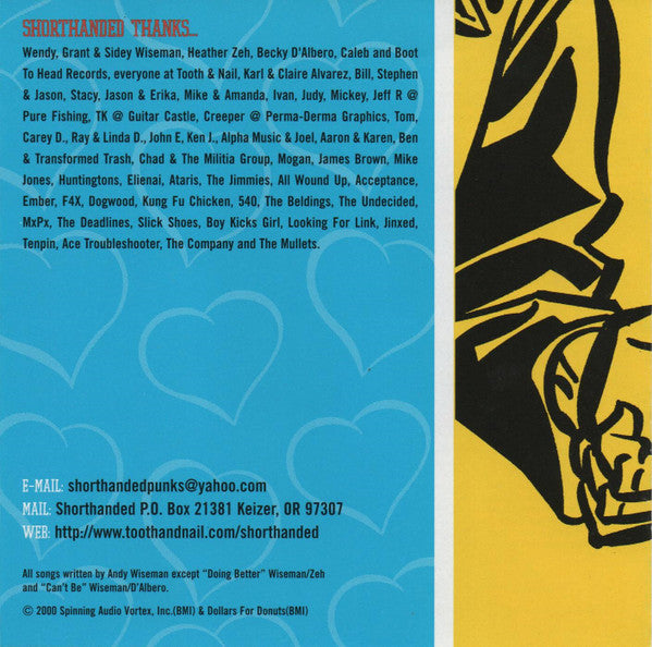 Shorthanded : Forever Yours (CD, Album)