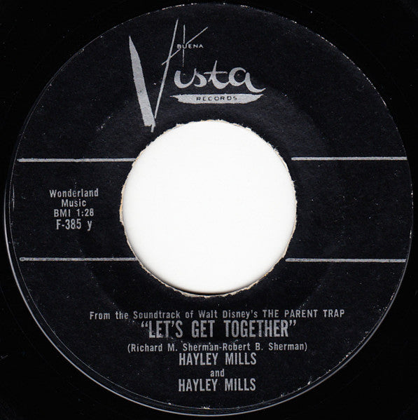 Hayley Mills : Let's Get Together (7", Single, Styrene, Ter)